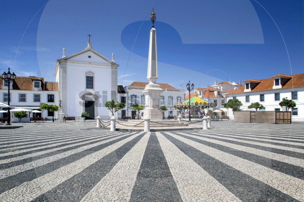 Town square of Vila Real de Santo antónio