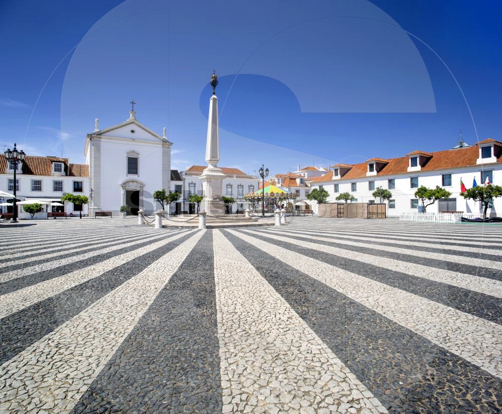 Town square of Vila Real de Santo António