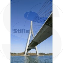 Guadiana's bridge viewed from the river