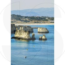 View to cliffs and