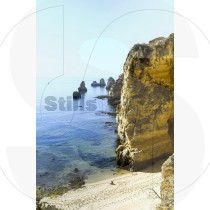 "Students" beach in Lagos viewed from the cliffs