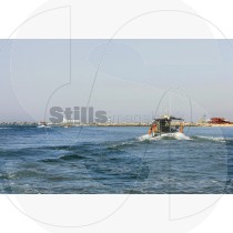 Fishing boat next to Fuseta at Ria Formosa