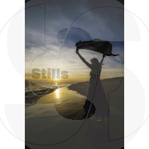 Woman on the beach