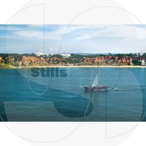 Sailboat in the algarvian coast